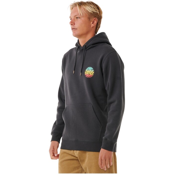 Rip Curl Hombres 2024 Sudadera Con Capucha Wetsuit Icon CFEGM9 - Negra